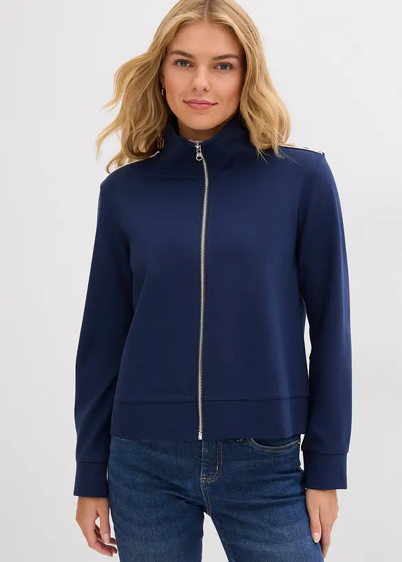 Prop&iacute;nac&iacute; mikina z pohodln&eacute;ho materi&aacute;lu Punto di Roma, bonprix