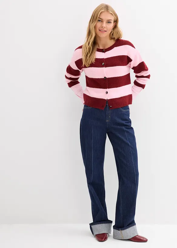 Kr&aacute;tk&yacute; kab&aacute;tek z jemn&eacute; pleteniny, bonprix