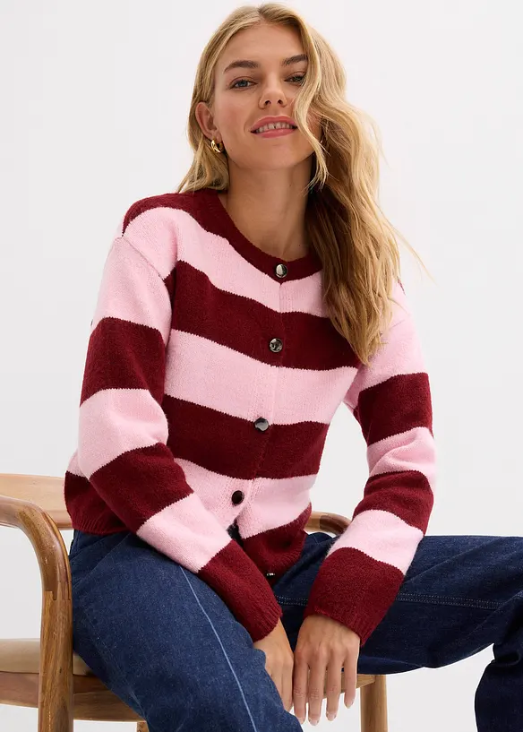 Kr&aacute;tk&yacute; kab&aacute;tek z jemn&eacute; pleteniny, bonprix