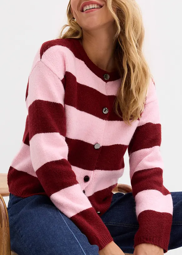 Kr&aacute;tk&yacute; kab&aacute;tek z jemn&eacute; pleteniny, bonprix