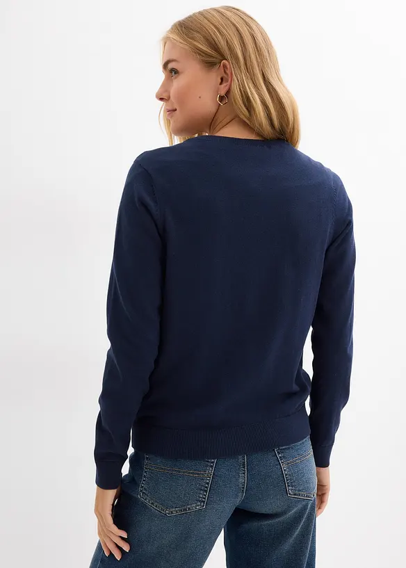 Kab&aacute;tek z jemn&eacute; pleteniny, bonprix