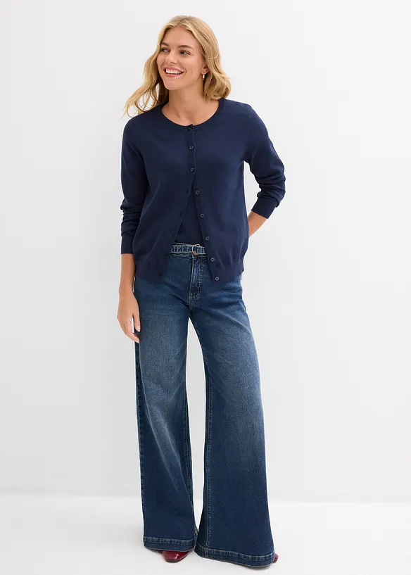 Kab&aacute;tek z jemn&eacute; pleteniny, bonprix