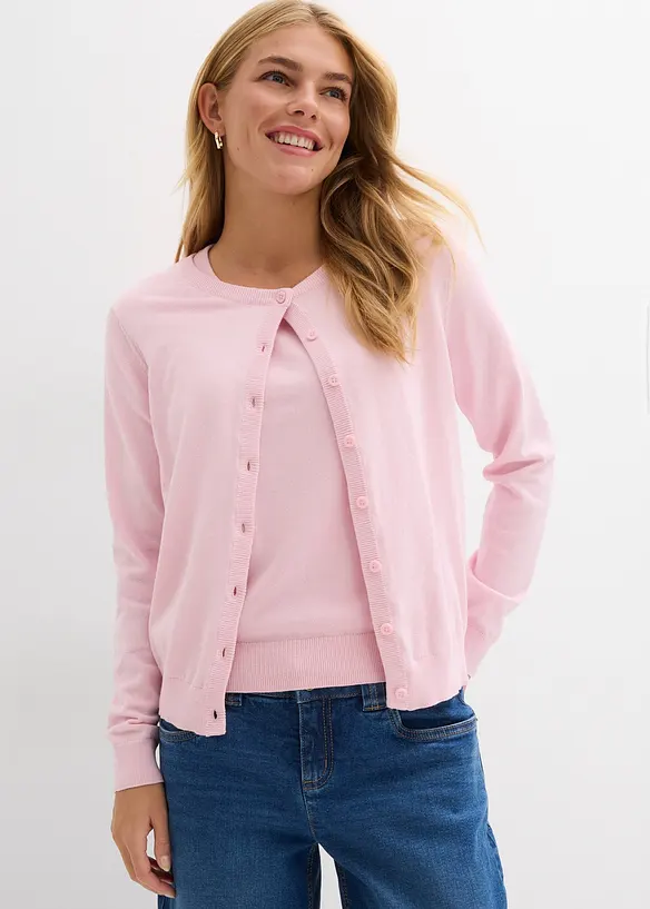 Kab&aacute;tek z jemn&eacute; pleteniny, bonprix