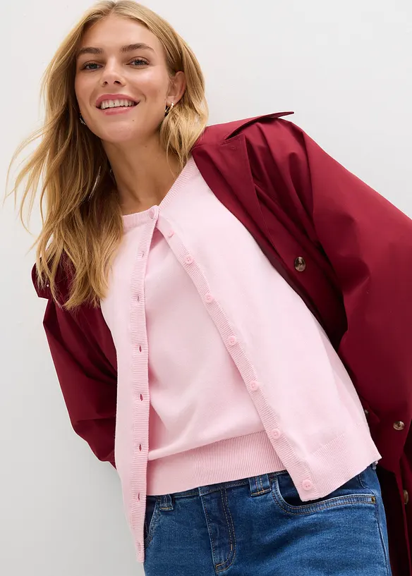 Kab&aacute;tek z jemn&eacute; pleteniny, bonprix