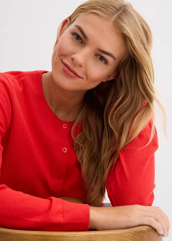 Kab&aacute;tek z jemn&eacute; pleteniny, bonprix