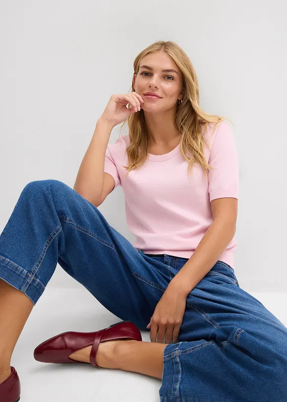 Svetr z jemn&eacute; pleteniny, bonprix