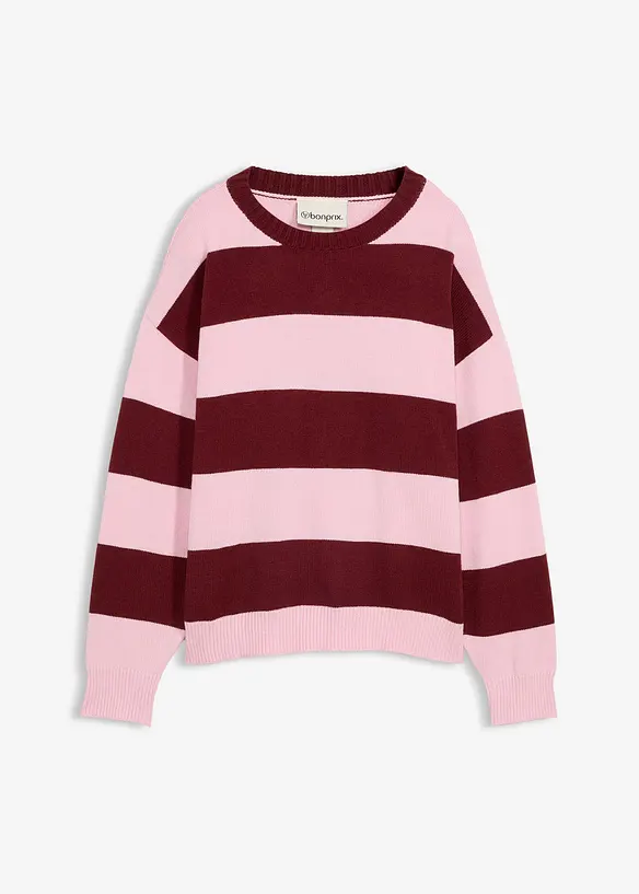 Oversize svetr z měkk&eacute; visk&oacute;zov&eacute; směsi, bonprix