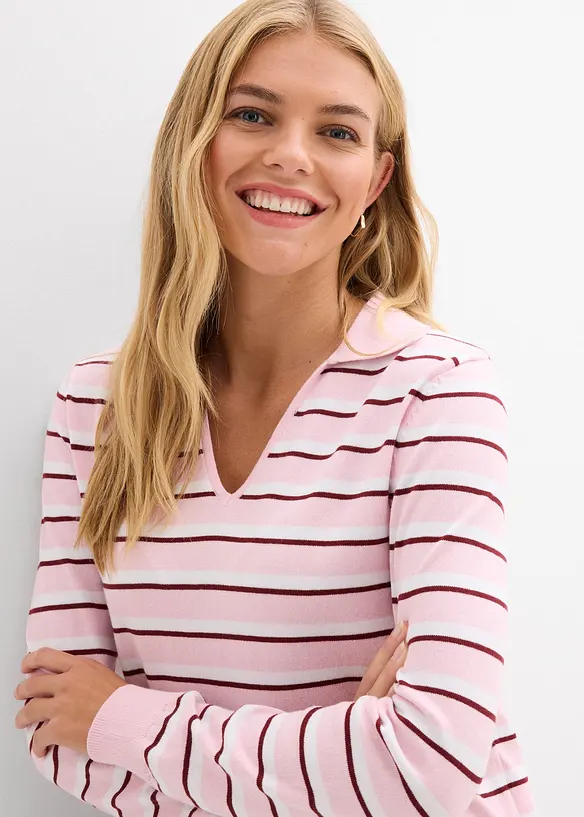 Svetr s polo l&iacute;mečkem, bonprix