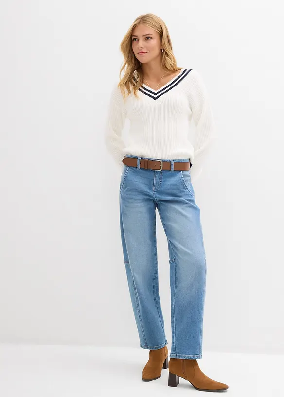 Svetr z visk&oacute;zov&eacute; směsi, bonprix