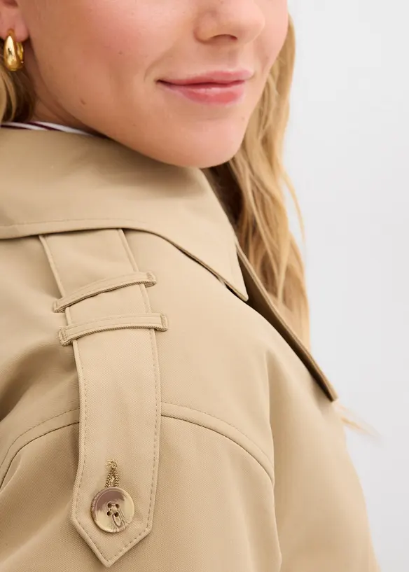 Kr&aacute;tk&aacute; trenčkotov&aacute; bunda, bonprix