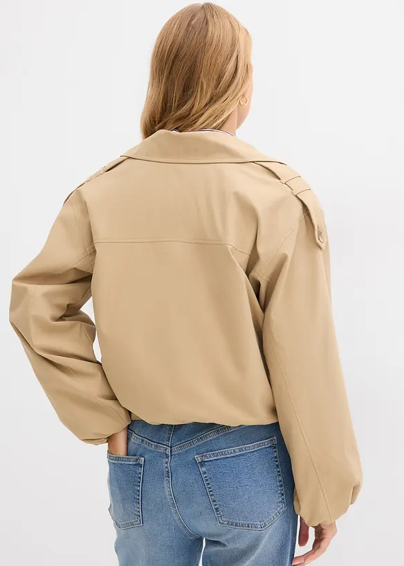 Kr&aacute;tk&aacute; trenčkotov&aacute; bunda, bonprix