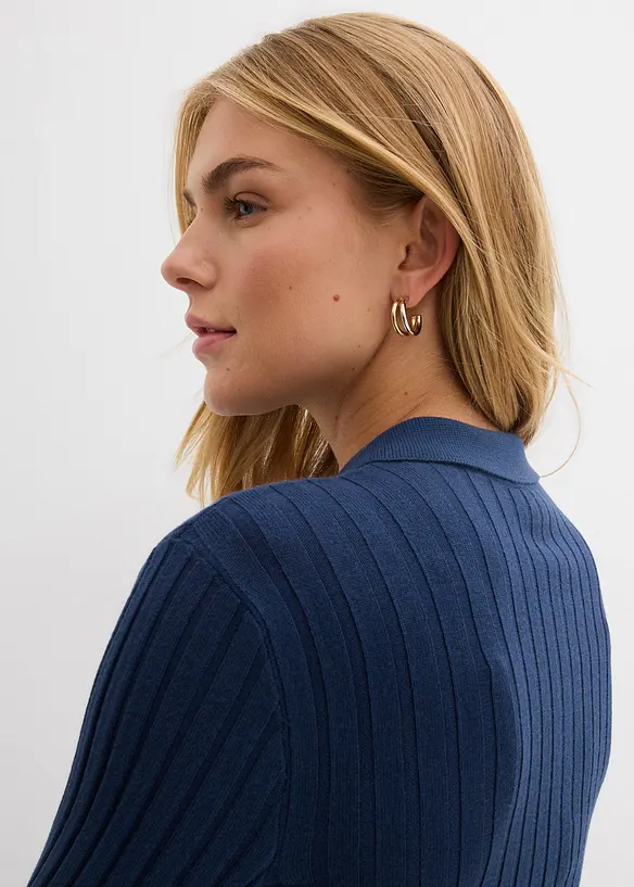 Žebrovan&yacute; pleten&yacute; kab&aacute;tek, bonprix