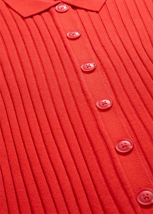 Žebrovan&yacute; pleten&yacute; kab&aacute;tek, bonprix