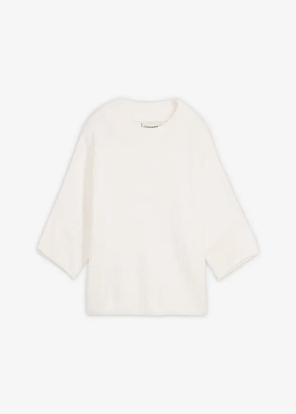 Boxy svetr z měkk&eacute; visk&oacute;zov&eacute; směsi, bonprix