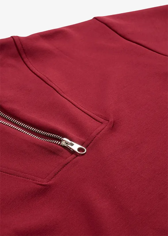 Mikina z měkk&eacute; visk&oacute;zov&eacute; směsi, bonprix