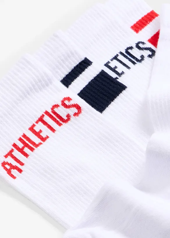 Tenisov&eacute; ponožky s frot&eacute; uvnitř (5 ks v balen&iacute;), bonprix