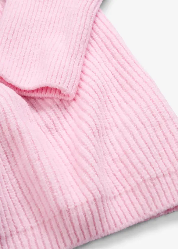 Oversize svetr s polo l&iacute;mečkem, bonprix