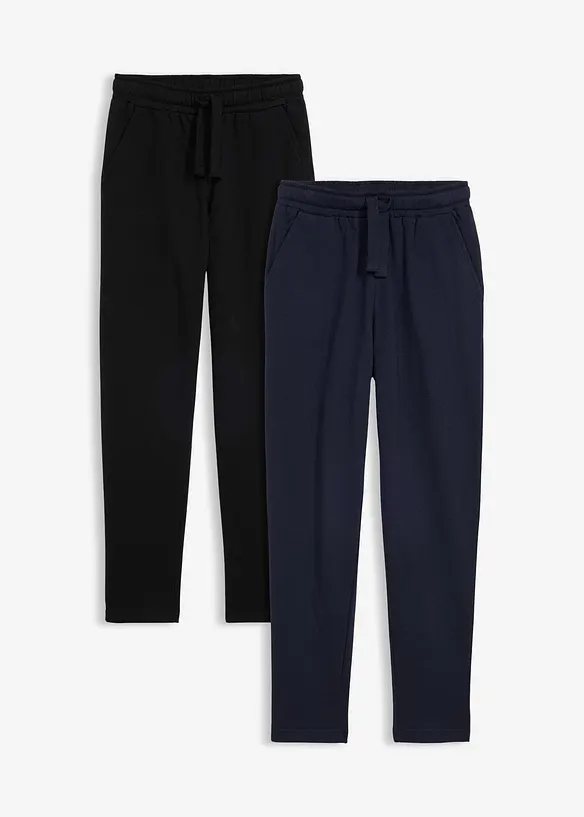Joggingov&eacute; kalhoty z bavlněn&eacute; směsi (2 ks v balen&iacute;), bonprix