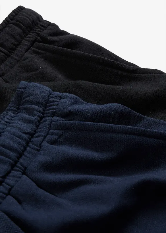 Joggingov&eacute; kalhoty z bavlněn&eacute; směsi (2 ks v balen&iacute;), bonprix