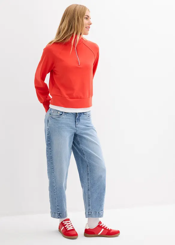 Mikina z měkk&eacute;ho materi&aacute;lu scuba, bonprix