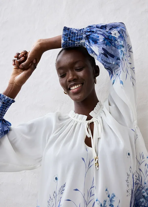 Halenka s pod&iacute;lem hedv&aacute;b&iacute;, bonprix