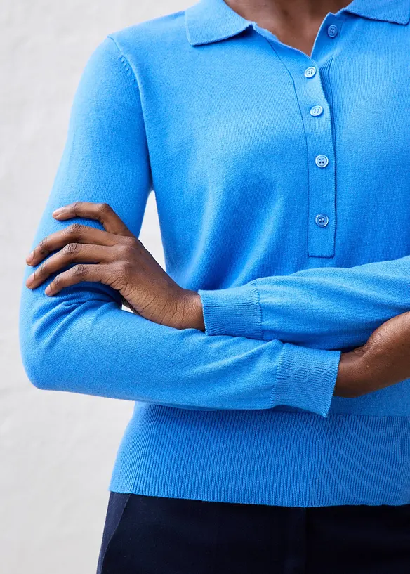 P&oacute;lo svetr s pod&iacute;lem hedv&aacute;b&iacute;, bonprix