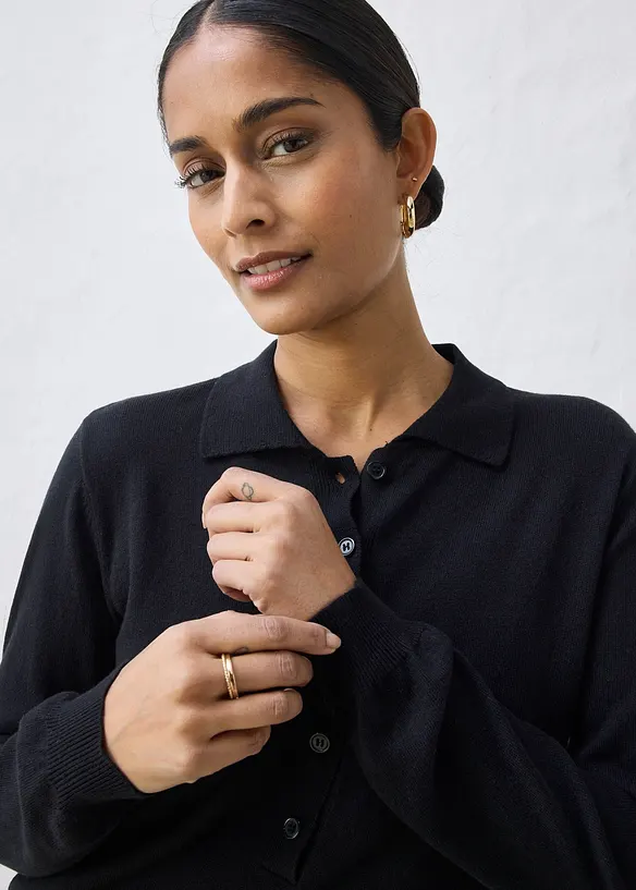 P&oacute;lo svetr s pod&iacute;lem hedv&aacute;b&iacute;, bonprix