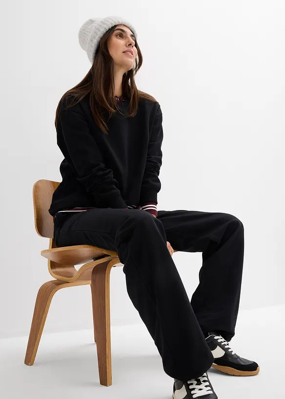 Těhotensk&aacute; a koj&iacute;c&iacute; mikina 2v1, z organick&eacute; bavlny, bonprix