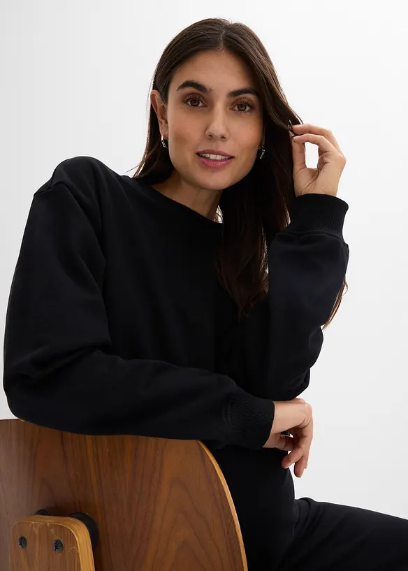 Těhotensk&aacute; a koj&iacute;c&iacute; mikina 2v1, z organick&eacute; bavlny, bonprix