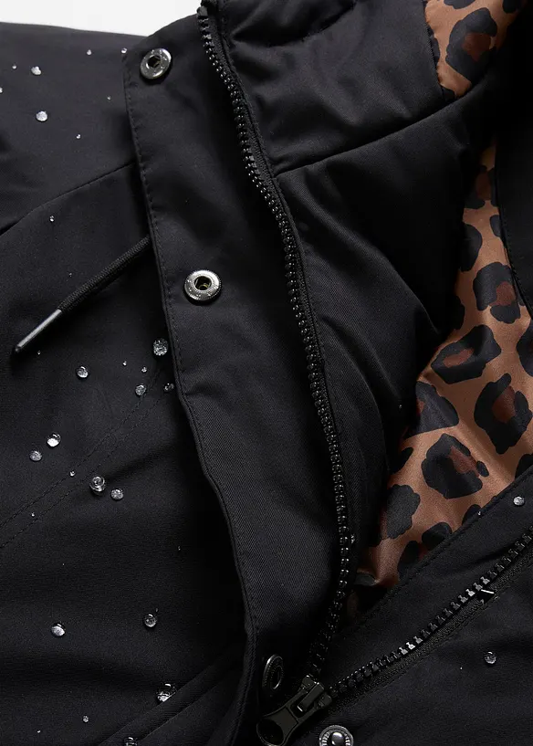 Voděodoln&yacute; outdoorov&yacute; kr&aacute;tk&yacute; kab&aacute;t s p&aacute;skem, pod&scaron;&iacute;vka s leopard&iacute;m vzorem, bonprix