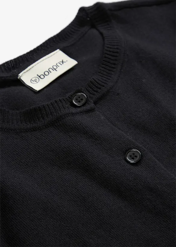 Pleten&yacute; kab&aacute;tek s pod&iacute;lem hedv&aacute;b&iacute;, bonprix