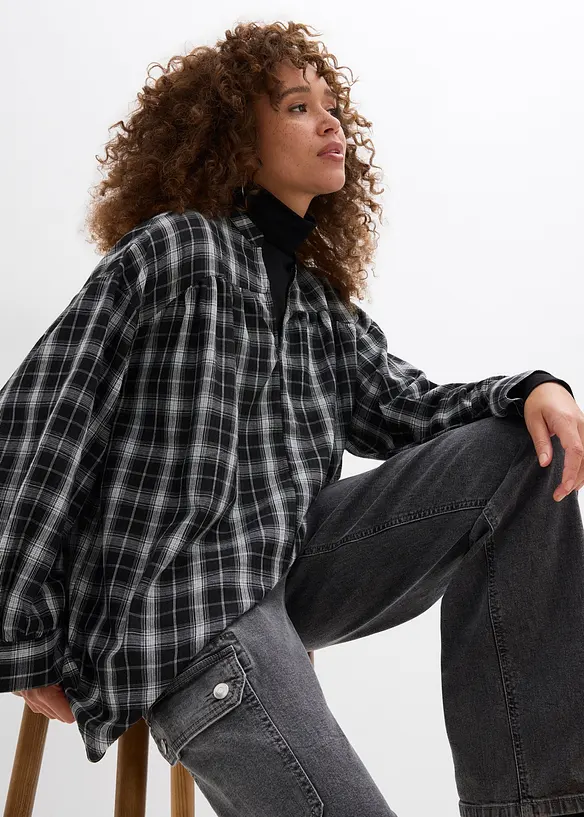 Oversize dlouh&aacute; halenka, bonprix