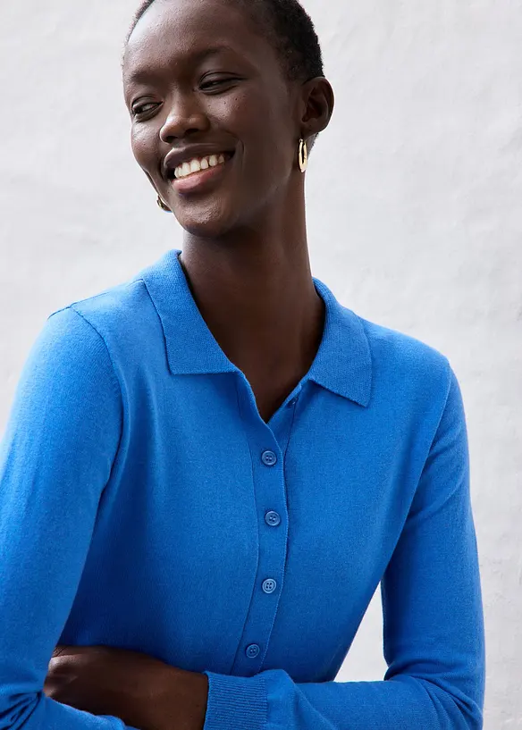 P&oacute;lo svetr s pod&iacute;lem hedv&aacute;b&iacute;, bonprix