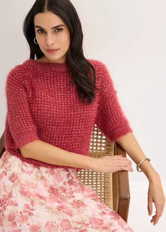 Svetr ze silněj&scaron;&iacute; pleteniny, bonprix