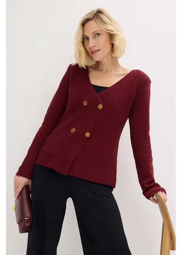 Pleten&yacute; blejzr, bonprix