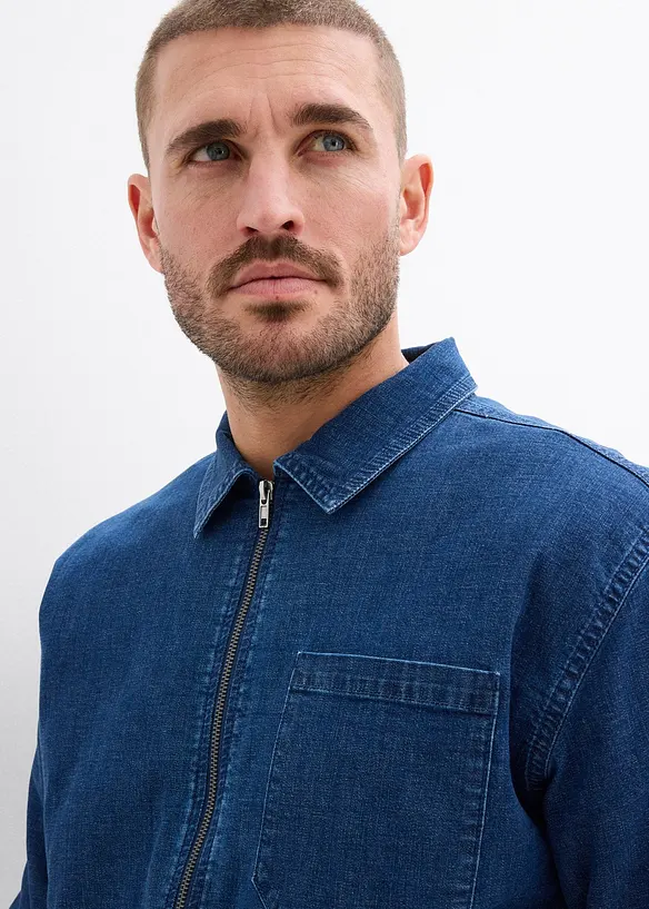 Dž&iacute;nov&aacute; bunda, střih Regular Fit, bonprix