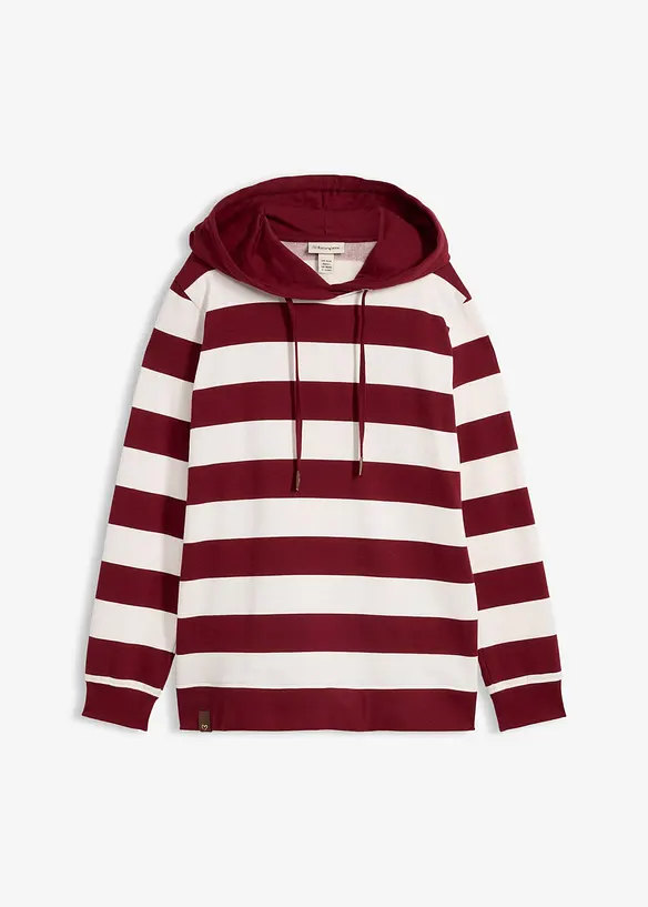 Mikina s kapuc&iacute;, z organick&eacute; bavlny, bonprix