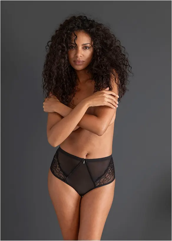 Vysok&eacute; kalhotky ouvert, bonprix