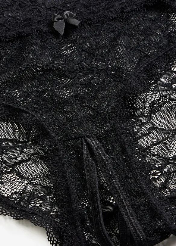 Vysok&eacute; kalhotky ouvert, bonprix