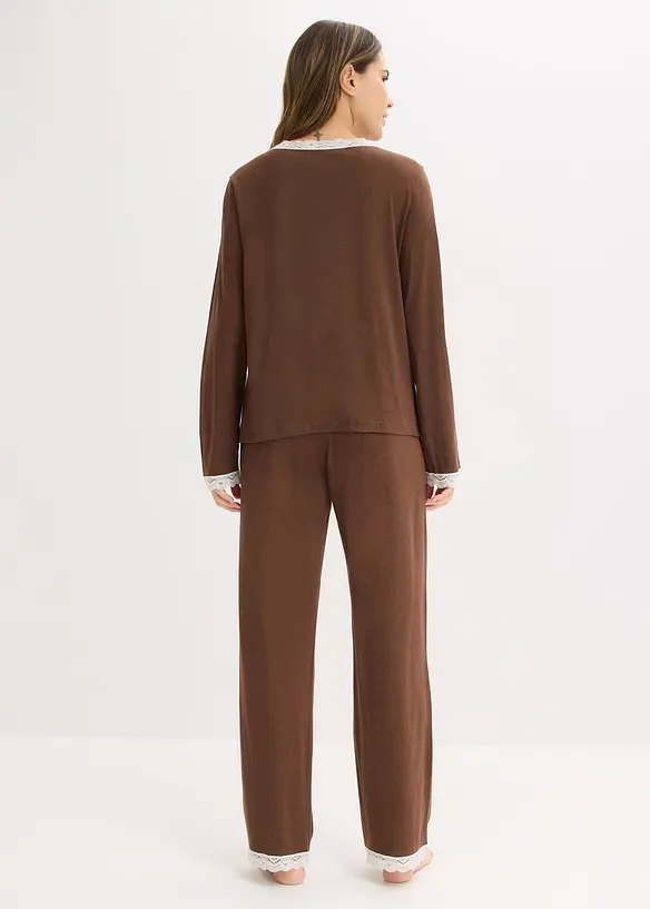 Pyžamo s knofl&iacute;kovou li&scaron;tou, bonprix