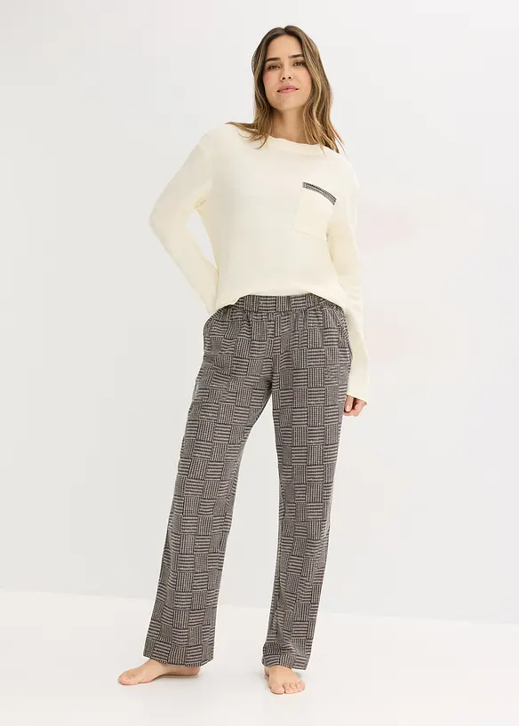 Pyžamo z měkk&eacute; bavlny, bonprix