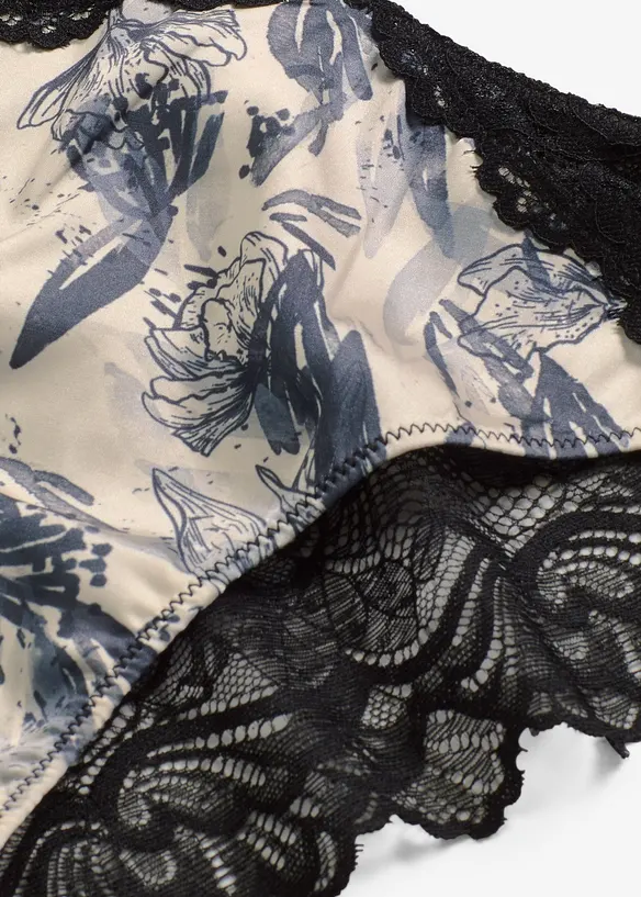 Kalhotky z poti&scaron;těn&eacute;ho sat&eacute;nu, bonprix