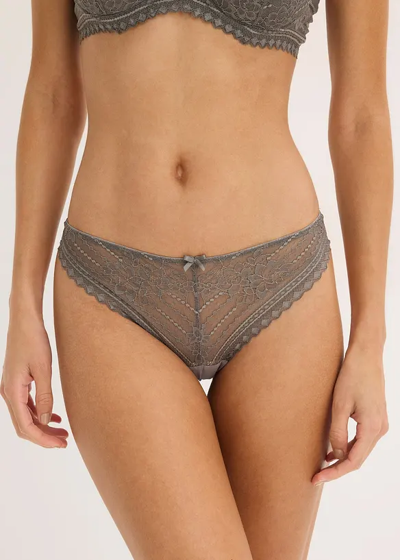 Tanga z jemn&eacute; krajky (2 ks v balen&iacute;), bonprix