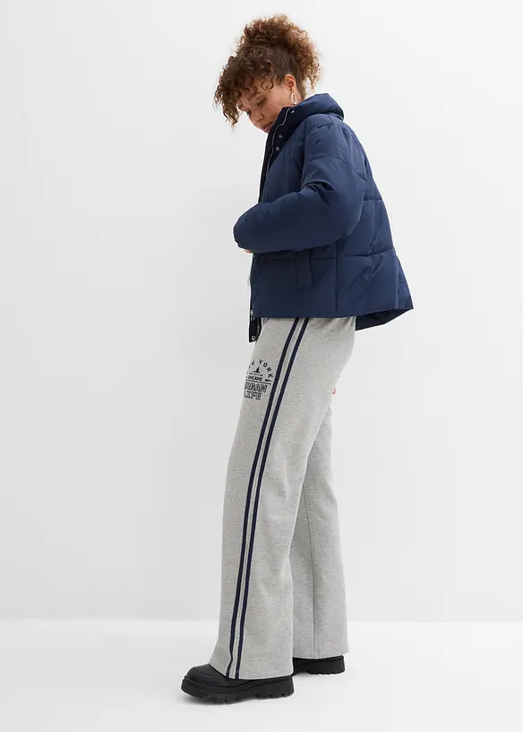 Tepl&aacute;kov&eacute; kalhoty z měkk&eacute; bavlněn&eacute; směsi, bonprix