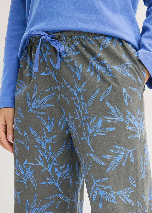 Pyžamo (3d&iacute;ln&aacute; souprava) z čist&eacute; bavlny, bonprix