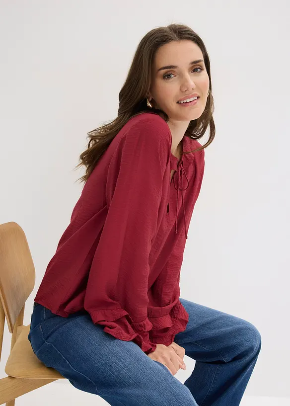 Tunika z jemn&eacute; visk&oacute;zov&eacute; směsi, bonprix