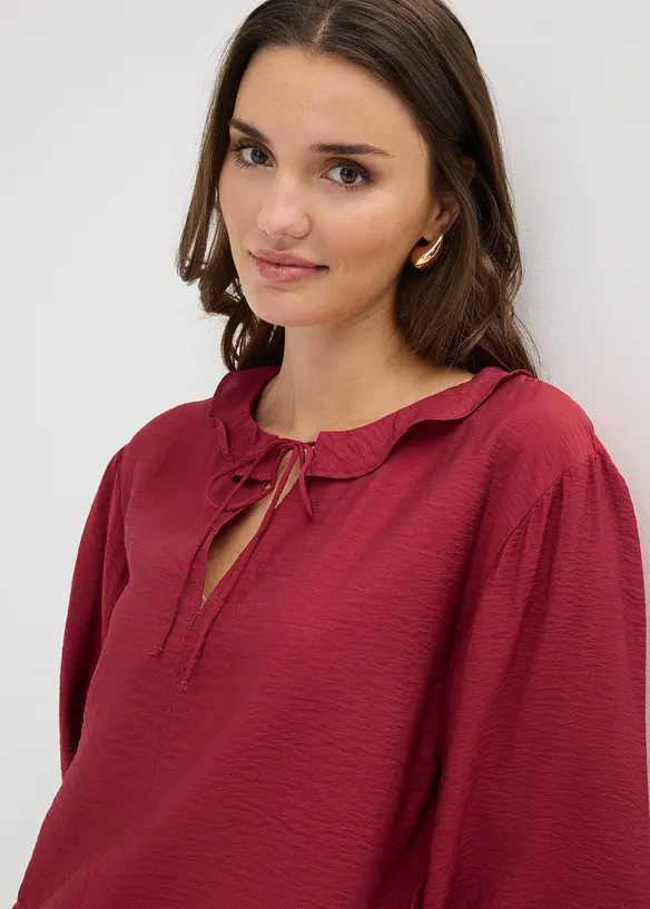 Tunika z jemn&eacute; visk&oacute;zov&eacute; směsi, bonprix