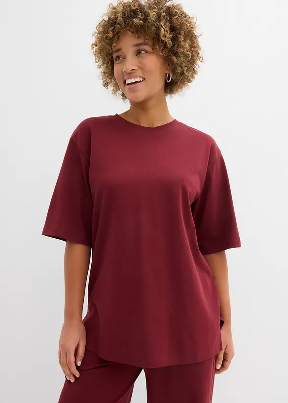 Dlouh&eacute; tričko z interlocku, bonprix