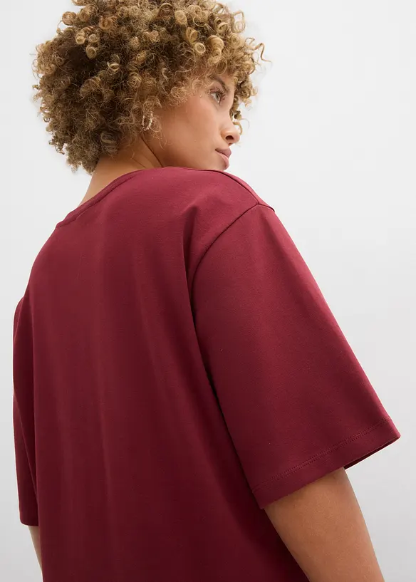 Dlouh&eacute; tričko z interlocku, bonprix