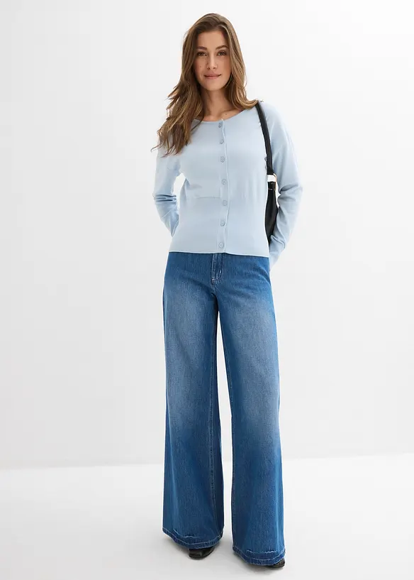 Kab&aacute;tek z jemn&eacute; pleteniny, bonprix